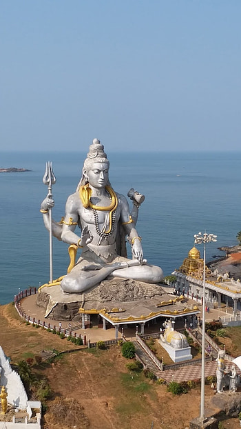Shiva , Murudeshwara Temple, murudeshwara, temple HD phone wallpaper