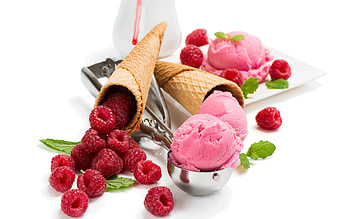 Ice Cream, dessert, sweets, food HD wallpaper