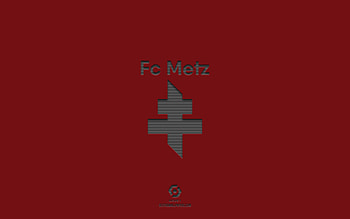 FC Metz, burgundy background, French football team, FC Metz emblem, Ligue 1, Metz, France, football, FC Metz logo HD wallpaper