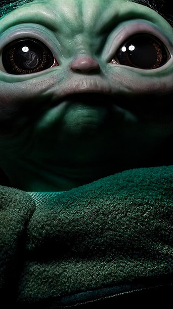 Baby Yoda, Big Eyes HD phone wallpaper