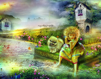 ..The Lotus River.., grasses, plants, colors, spring, butterflies, animals, bright, trees, female, sweet, house, summer, leaves, fantasy, pretty, nature, models, lilies, lovely, home, colorful, cute, digital art, grasshopper, beautiful, insects, seasons, love, manipulation, cool, clouds, girls, sky, flowers, splendor, lotus, rivers HD wallpaper