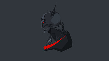 Batman Beyond Minimalism, batman-beyond, artwork, artstation, artist, superheroes, minimalism HD wallpaper