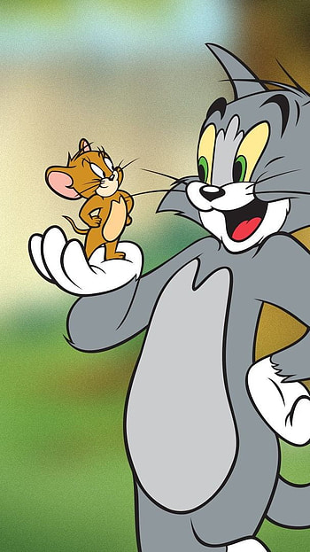 tom&jerry, tom, jerry, cartoon HD phone wallpaper