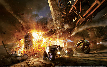 MotorStorm Apocalypse, apocalypse, speed, motorstorm, adventure, action, video game, fast, blast, , fire, motor, stunt, storm HD wallpaper
