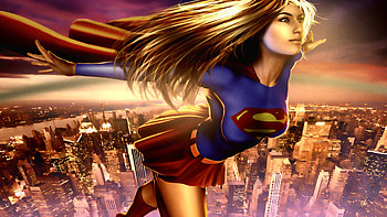 Supergirl Art, supergirl, artwork, superheroes, digital-art, deviantart HD wallpaper