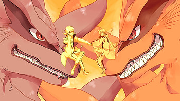 Kyuubi Nine Tails, Mystical power, Anime creature, Legendary HD wallpaper
