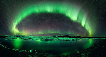 Iceland, Aurora Borealis HD wallpaper