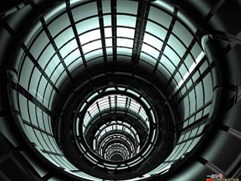 Different View, circular, glass, spirals HD wallpaper