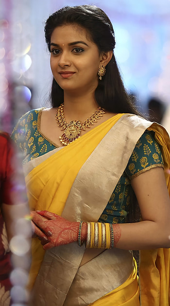 Keerthi Suresh, bhairava1, actress2 HD phone wallpaper