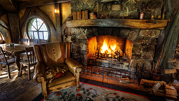 Fireplace , High-resolution background, Perfect for screens HD wallpaper