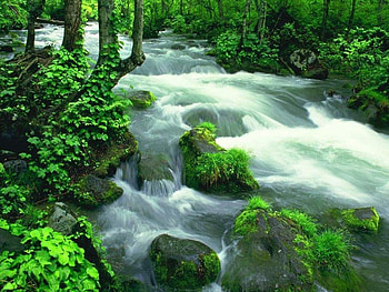 Waterfalls, nature HD wallpaper