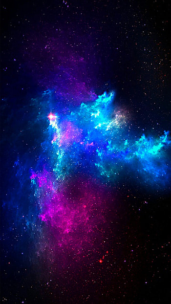Cloudy galaxy HD phone wallpaper