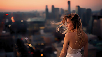 Lovely Girl, back, model, woman, beauty HD wallpaper