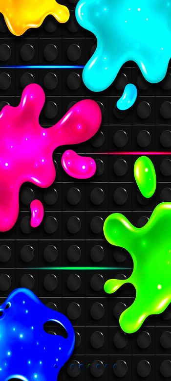 Colorful Slime HD phone wallpaper