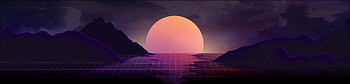 Vapor Wave Sunset , wave, sunset, artist, artwork, digital-art, minimalism HD wallpaper