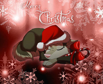 Merry Christmas :), winter, snowflakes, merry christmas, snow, christmas, santa hat, candy cane HD wallpaper