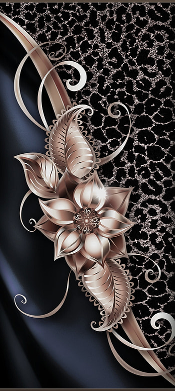 Dark Golden rose, beautiful, art, petal, premium, metal, luxury, case HD phone wallpaper
