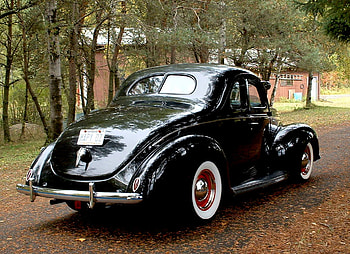 1939 Ford Coupe, ford, black, hot, rod, coupe HD wallpaper