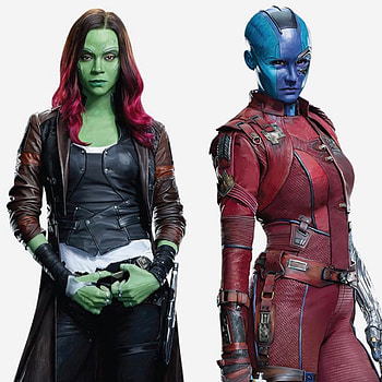 Nebula, Guardians of the Galaxy, Gamora outfits, Marvel HD phone wallpaper