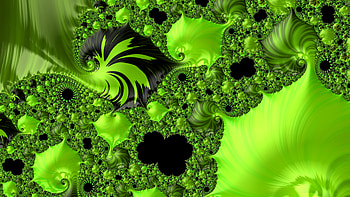 Trippy Psychedelic Fractal, trippy, psychedelic, trance, green, black, Abstract, fractal, abstract green, abstract black HD wallpaper
