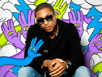 Pharrell Williams, Celeb style, Ethereal portraits, Multitalented artist HD wallpaper