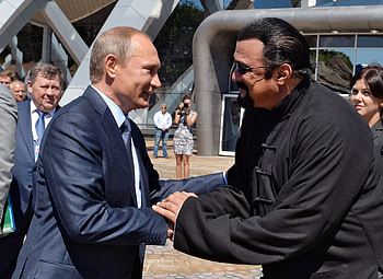 Steven Seagal, Becomes Russian citizen, Friendship with Putin, International news HD wallpaper