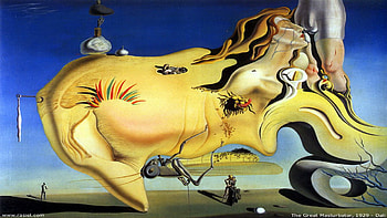 Salvador Dali - Cave HD wallpaper