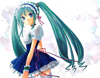 Hatsune Miku, sexy, blue eyes, cute, blue hair, girl, vocaloid, long hair, anime, twintails HD wallpaper