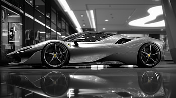 Ferrari car lot, Ferrari, concept car HD wallpaper