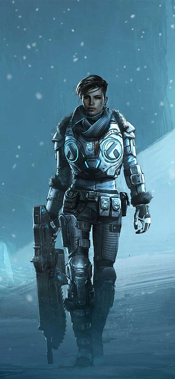 Kait Diaz, Gears of War HD phone wallpaper