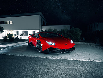 Lamborghini Huracan RWD, Novitec Torado, sports car, 2018 HD wallpaper