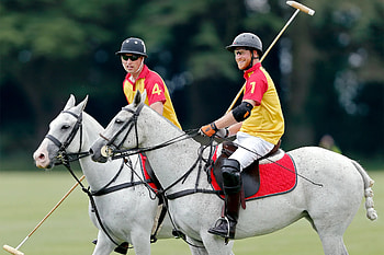 Prince William and Prince Harry, Horse Polo HD wallpaper