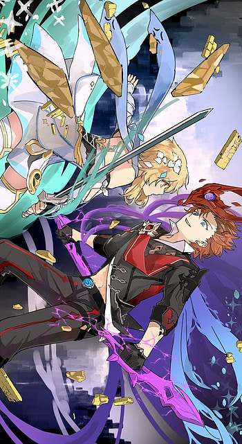 Lumine- tartaglia, lumine, fatui, genshin impact, liyue HD phone wallpaper