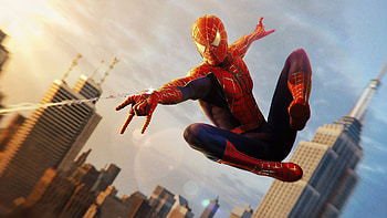 OG spiderman, cloud, sky HD wallpaper