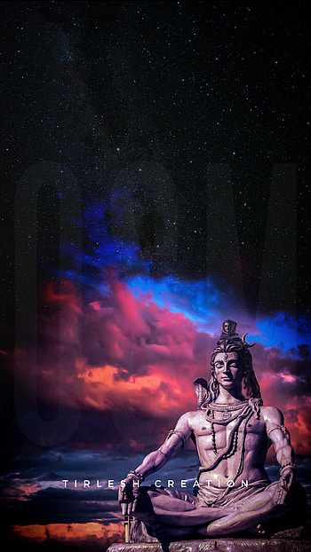 Shiva, sky, art, aghori, bholebaba, adiyogi, rishikesh HD phone wallpaper