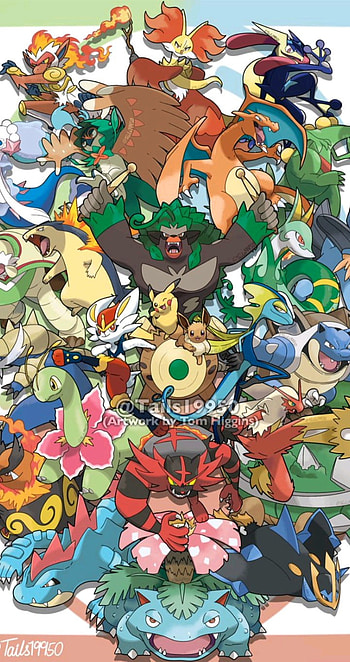 Pokémon, art, pokemon HD phone wallpaper