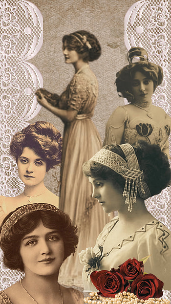 Gibson Girls, 1Vintage, 2GibsonGirls HD phone wallpaper