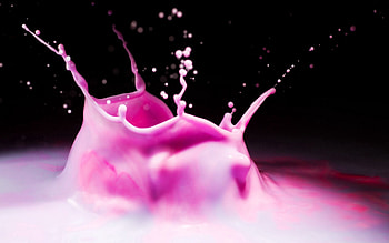 Pink, Macro, Spray, Drop HD wallpaper