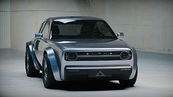 Alpha Ace, Retro design, California, Electric coupe HD wallpaper