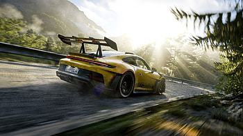 Yellow Porsche 911 Gt3 Rs, porsche-911-gt3-r, porsche-911, porsche, cars, 2024-cars HD wallpaper