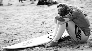 Sports, Serfing, Nike, Girl, Bw, Chb, Surfer HD wallpaper
