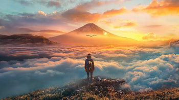 Walked Away Without Looking , alone, artist, artwork, digital-art HD wallpaper