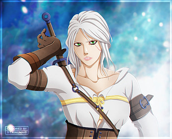 Ciri, The Witcher, beautiful, warrior HD wallpaper