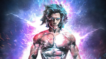 God Super Saiyan Blue X Kaioken, super-saiyan-blue, dragon-ball-super, dragon-ball, anime, artstation HD wallpaper