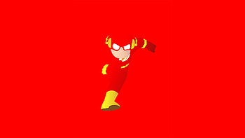 Flash Minimalism Art, flash, minimalism, art, digital-art, artist, artstation HD wallpaper