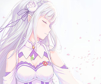 Emilia (Re:zero), Anime, Re:zero Starting Life In Another World HD wallpaper