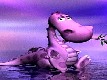 Cute Dragon, rose, cute, water, purple dragon HD wallpaper