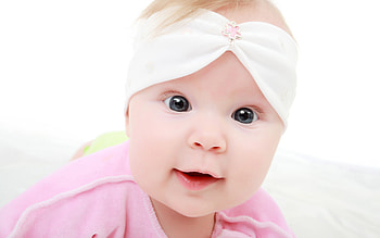 Sweet bebe, sweet, pink, eyes, beautiful, child, nice HD wallpaper