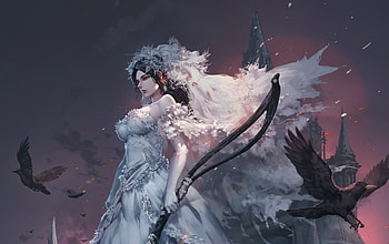 Bride, antilous, girl, fantasy, antilous chao HD wallpaper