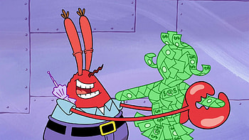 Mr. Krabs , High definition, SpongeBob SquarePants, Cartoon character HD wallpaper